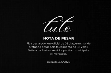 Decreto 295/2026 - Luto Oficial 
