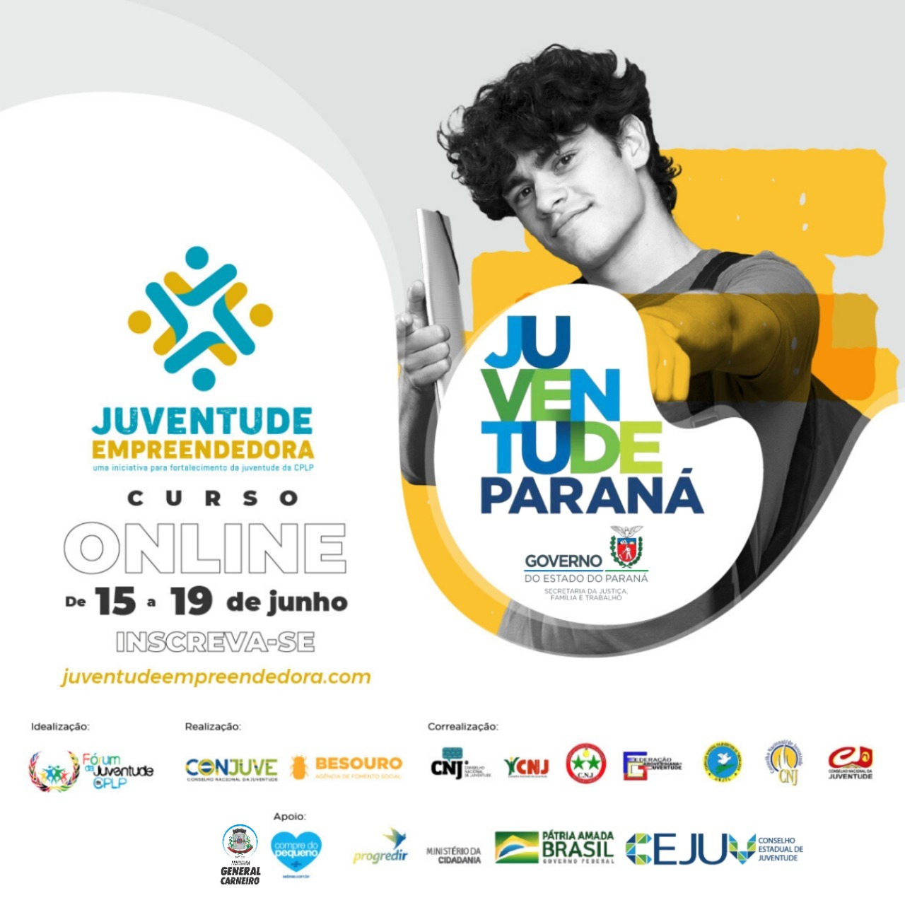 General Carneiro: Programa Juventude Empreendedora está com inscrições abertas
