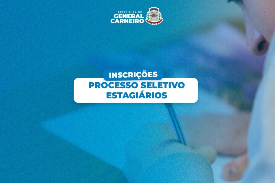 Processo seletivo para estagiários – Edital 05/2022