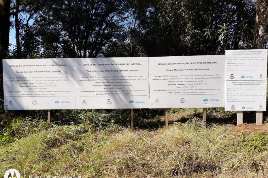 Município de General Carneiro contempla Parques Municipais Naturais