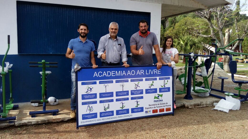 General Carneiro recebe equipamentos para Academia ao Ar livre